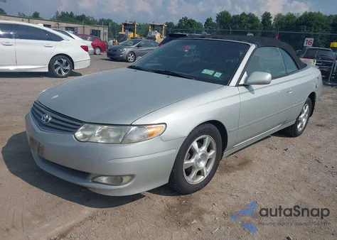 2002 Toyota Camry Solara Sle V6 из США, поврежденный, VIN 2T1FF28PX2C593154